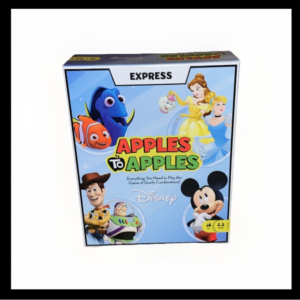 Apples to Apples Express Mattel Card Game Disney Edition GVH28 SEALED